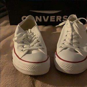 White Converse Low Top